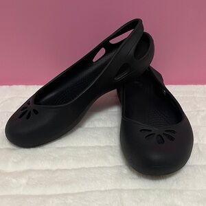 Crocs Black Women's Slingback Flats